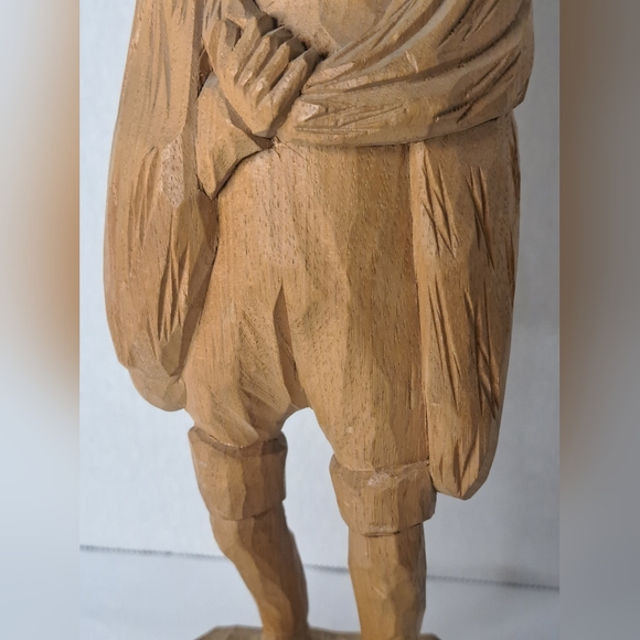 Caron Folk Art Quebec Wood Carving Basswood Vintage 1960s-70s - Picture 6 of 12